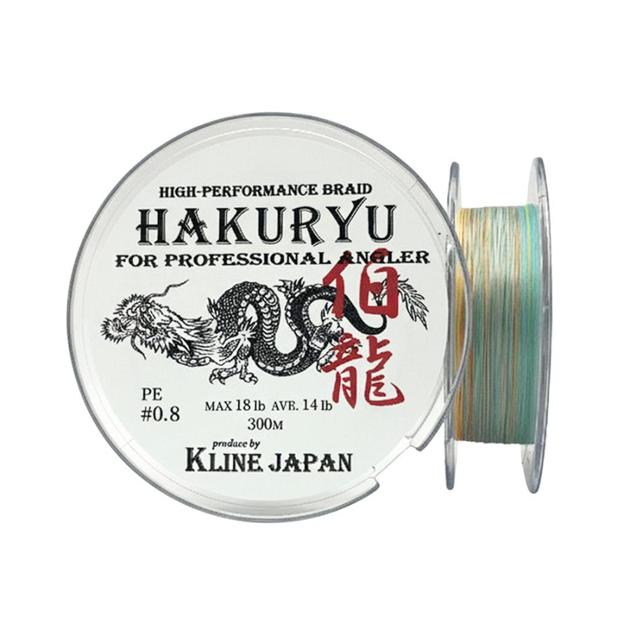 K LINE 伯龍 / HAKURYU 0.8号 300m巻き PEライン ライトゲーム