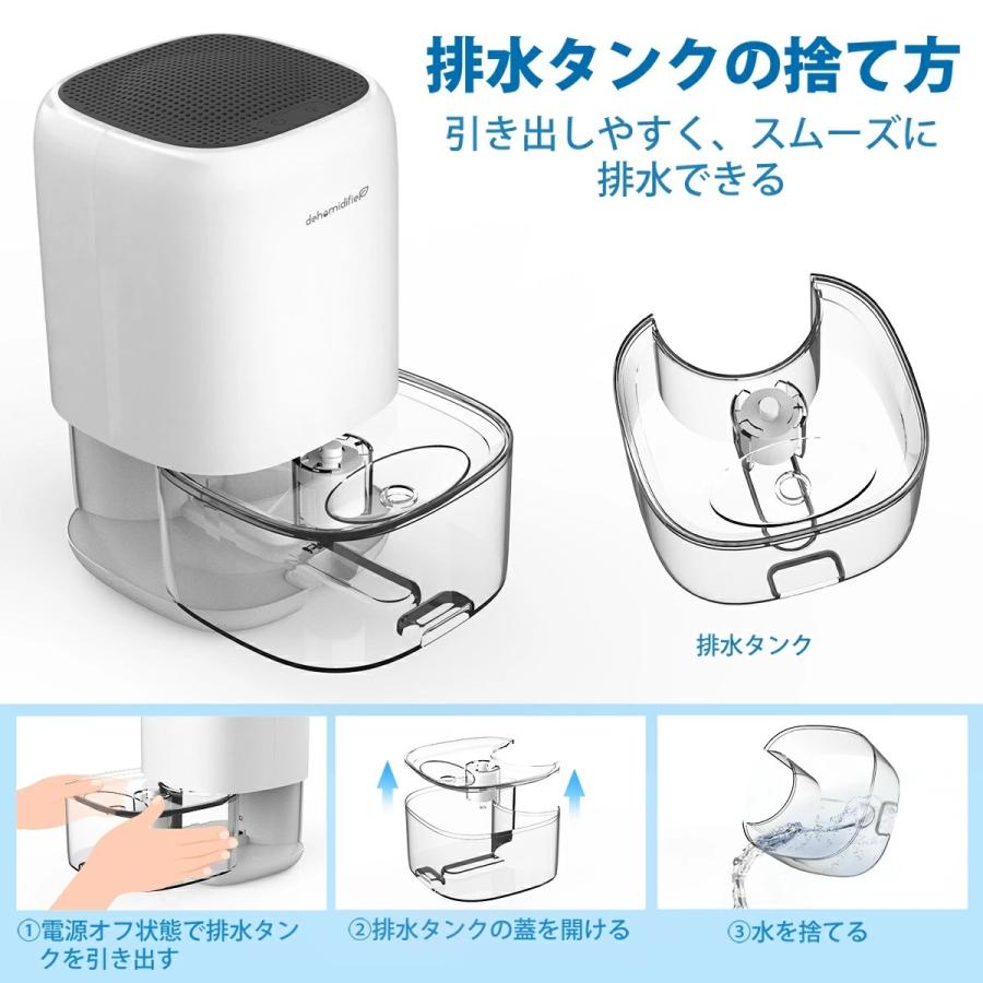 除湿機 小型 除湿器 コンパクト 1000ml大容量 ペルチェ式 省エネ 強力