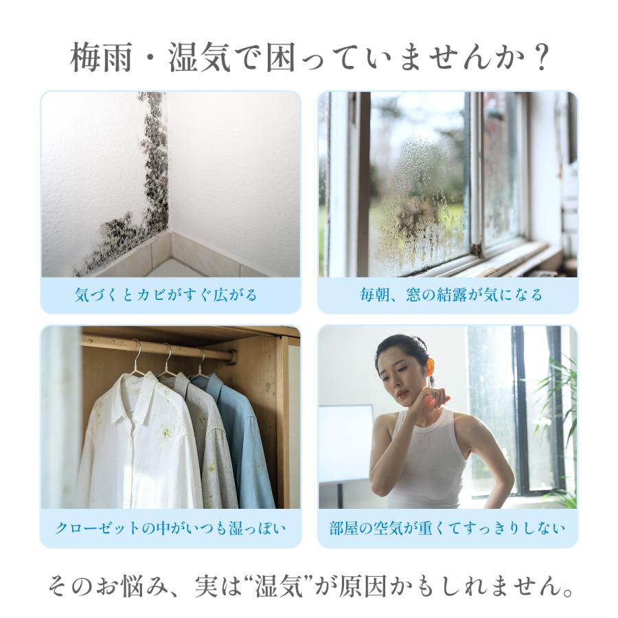 Kloudic 【クーポンで7980円】除湿機 小型 AI自動 2.2L大容量 18畳
