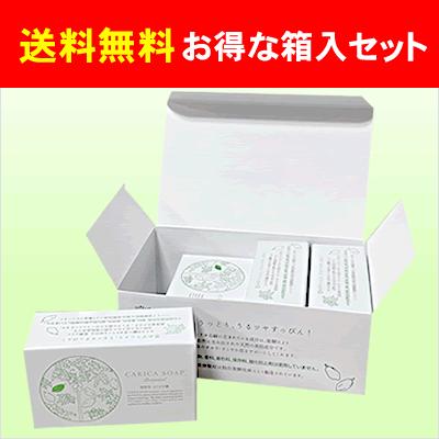 植物性カリカ石鹸100g　お得な箱入4個セット＋泡立てネット付