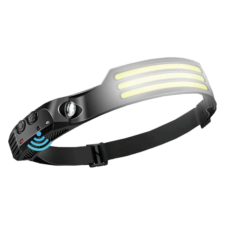 LED ヘッドライト 充電式 USB type-c フリーハンド センサー機能付き