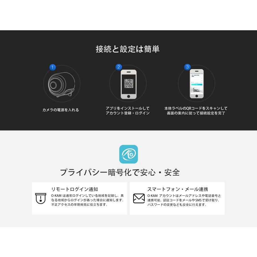 VSTARCAM 見守りカメラ CB76 1296P高画質 小型WiFi 人物検知 動体検知