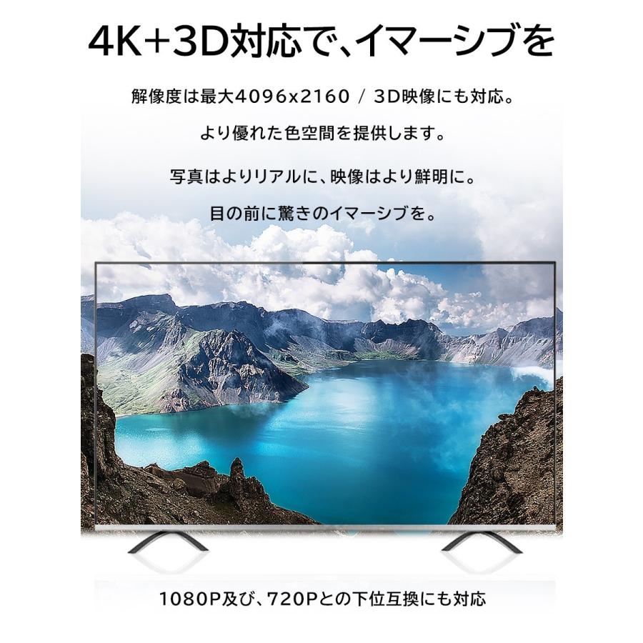 HDMI分配器 スプリッター 1入力8出力 4k 2K 3D 2160P HDMI 1.4b HDCP 1.4セレクター TV PC Xbox PS4 任天堂スイッチ プロジェクター等に対応 1ヶ月保証 |  | 03