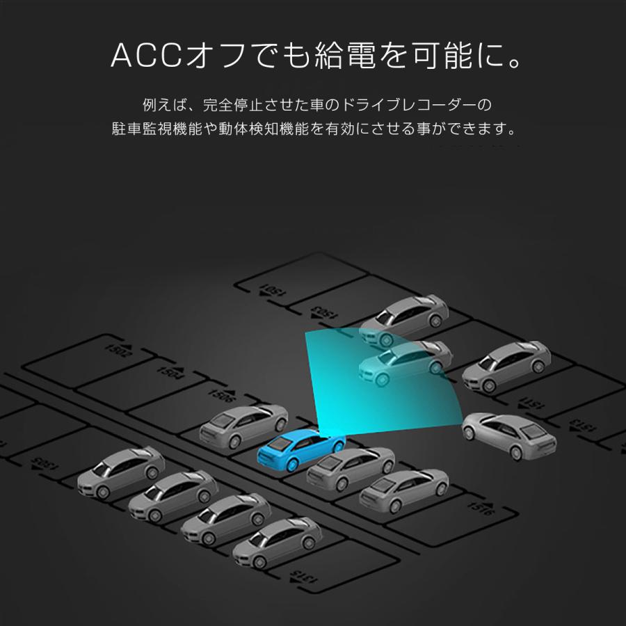 ドライブレコーダー 常時電源ケーブル MiniUSB145方式 DVR-R21S、R19