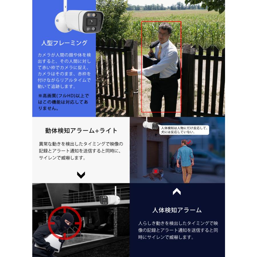 VSTARCAM 防犯カメラ ワイヤレス CS58 VStarcam 2K 1296p 300万 VSTARCAM 防犯カメラ ワイヤレス CS58 VStarcam 2K 1296p 300万