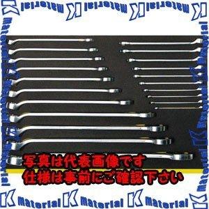 【代引不可】【個人宅配送不可】ESCO(エスコ) 21本組 ロング片目片口スパナセット EA612TF-3 [ZES073598]