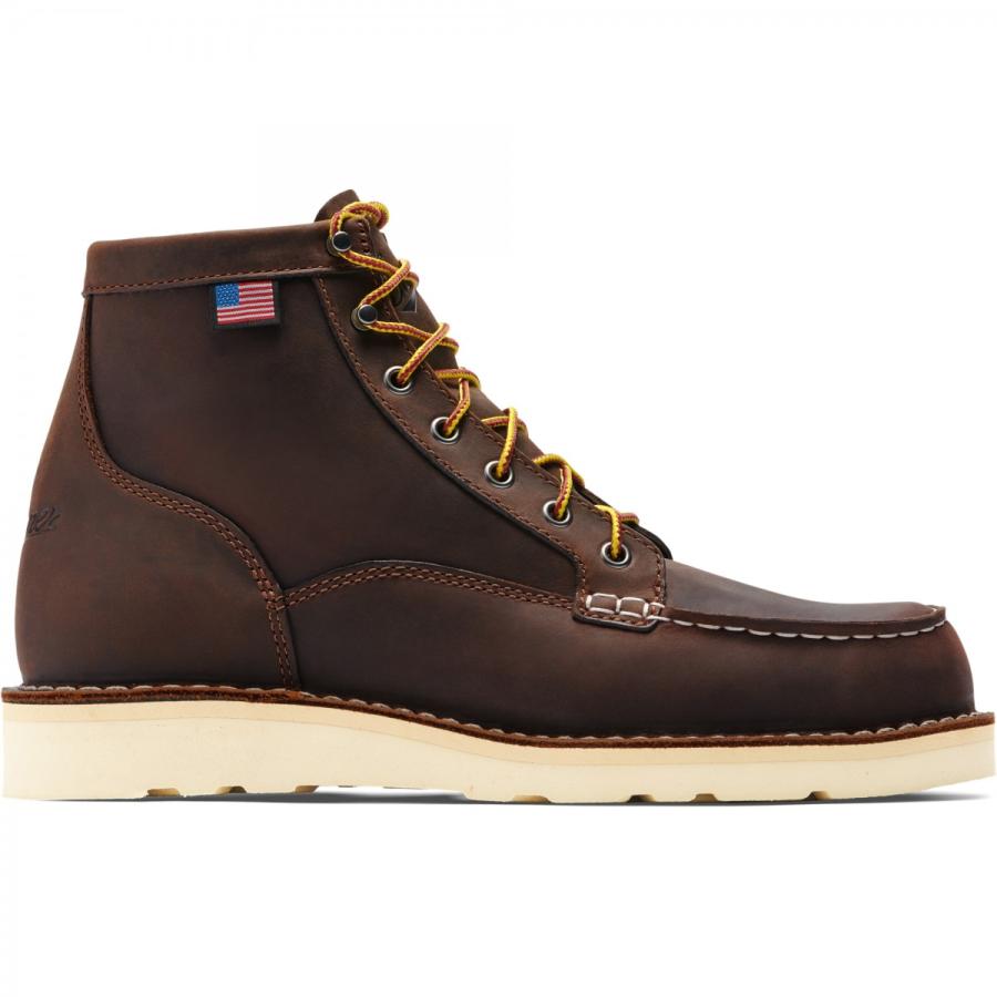 Danner ダナーブーツ DANNER BULL RUN MOC TOE 6 BROWN Steel