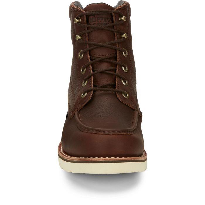 f*9様 CHIPPEWA（チペワ）USA製推定 オールドモックトゥブーツ 約3 レッドウィングだけがワークブーツじゃない! CHIPPEWA モックトゥ