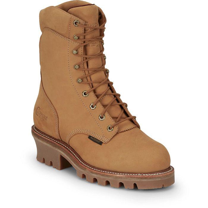 Chippewa チペワ SUPER DNA 9インチ 防水 防寒 スチールトゥ ワークブーツ メンズ 安全靴 本革 Vibramソール Wheat 59417 | CHIPPEWA | 01