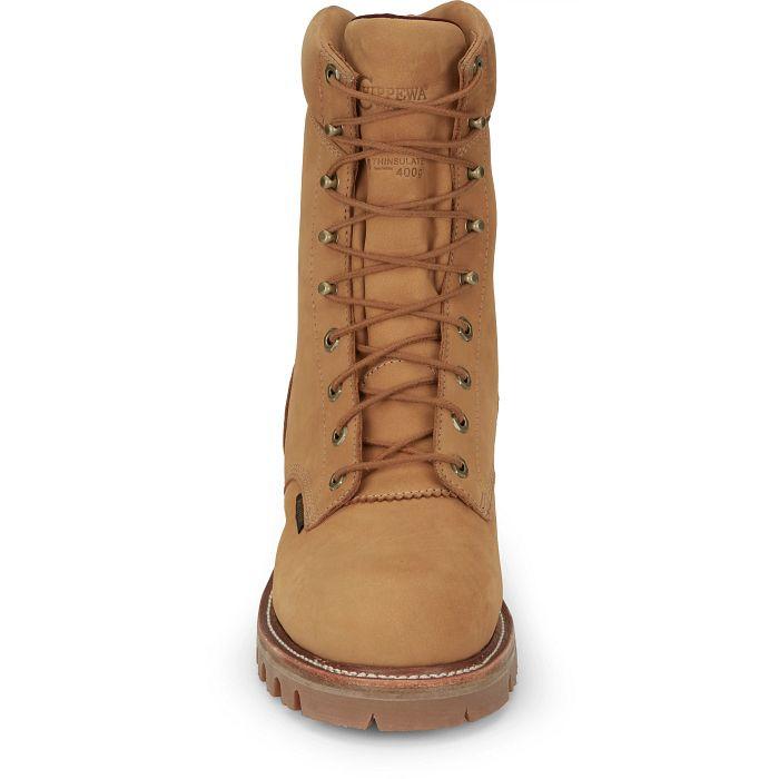 Chippewa チペワ SUPER DNA 9インチ 防水 防寒 スチールトゥ ワークブーツ メンズ 安全靴 本革 Vibramソール Wheat 59417 | CHIPPEWA | 06