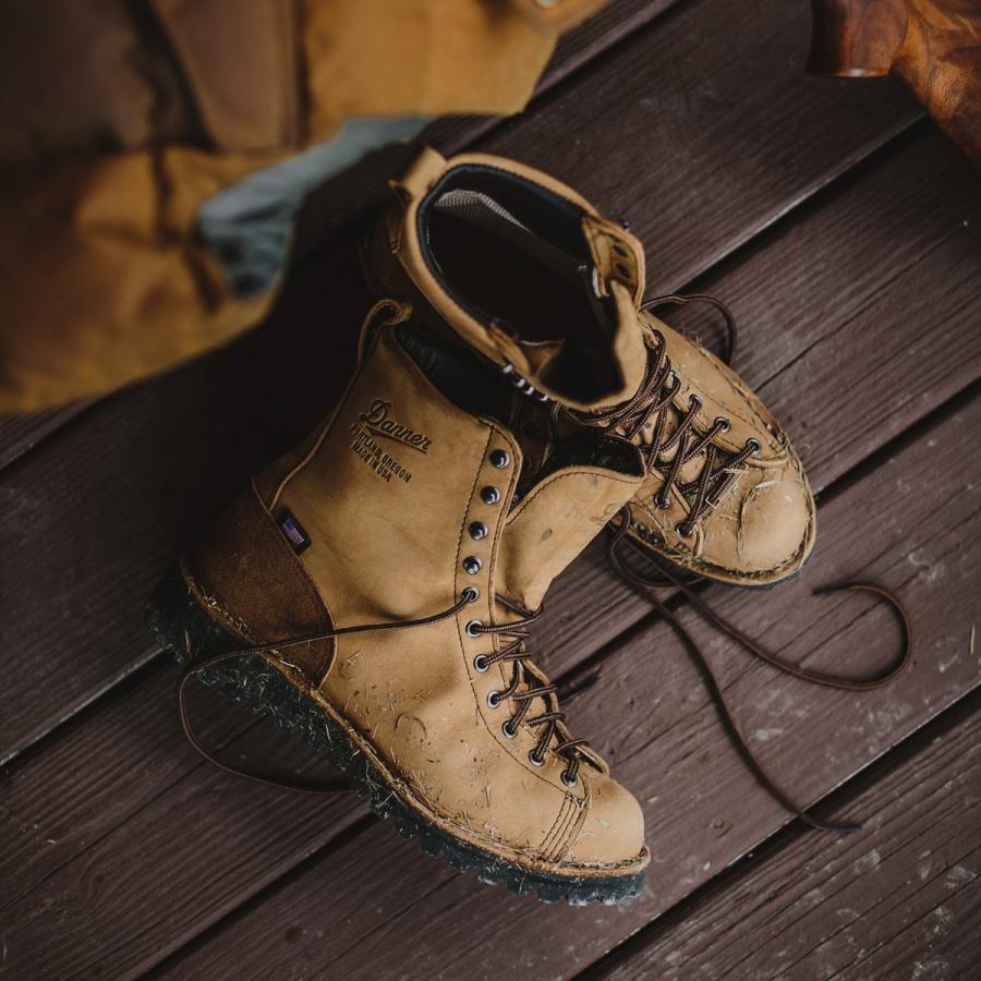 DANNER ダナー 狩猟用ブーツ ハンティングブーツ Elk ハンター ブラウン Insulated 400G 61021の画像