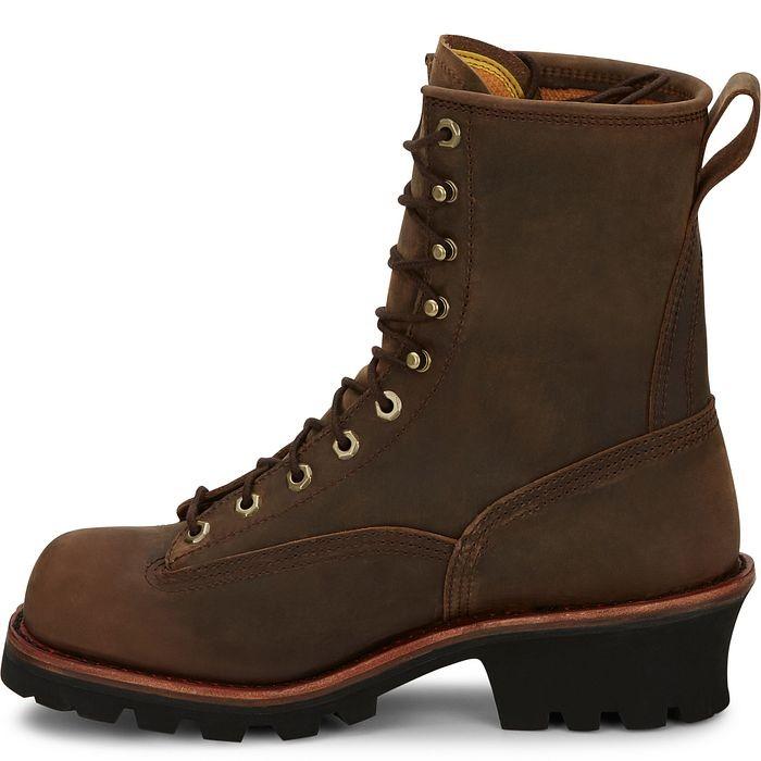 ワークブーツメンズ本革 CHIPPEWA ワーブーツ PALADIN 8 WATERPROOF LOGGER 73100 | CHIPPEWA | 07