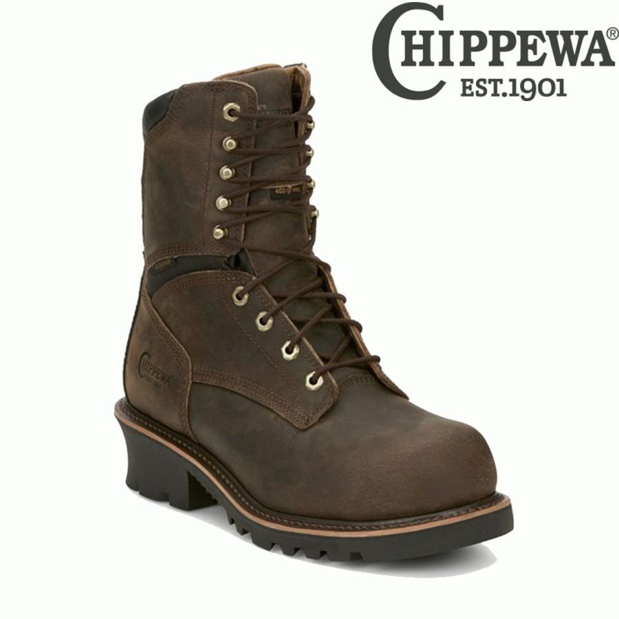 ワークブーツ 防水 安全靴 おしゃれ CHIPPEWA チペワ ワークブーツ BOLVILLE 73233 | CHIPPEWA