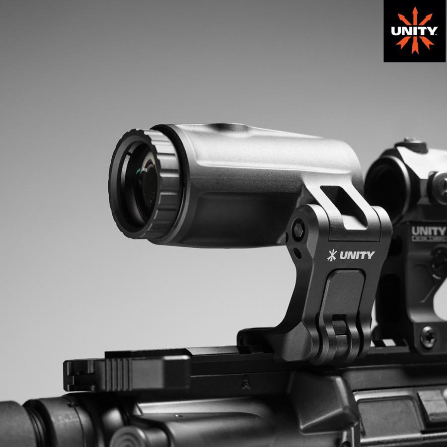 UNITY Tactical FAST FTC 4X マグニファイア FST-M4B 4倍 Unity Tactical 拡大鏡 ドットサイト用 FST-M4Bの画像
