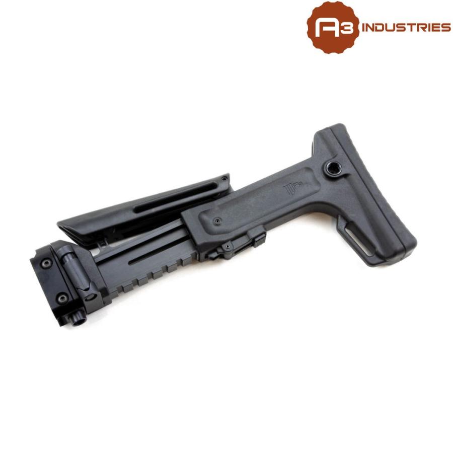 A3 INDUSTRIES HDA3 ハイブリッドポリマーストック 1913レール対応 折りたたみ式 実物パーツ 軽量 高耐久の画像