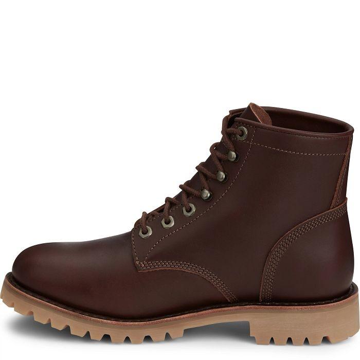 8月9日まで　最終値下げ　チペワ　ブラウンレザー ワークブーツ CHIPPEWA チペワ ロガー ワークブーツ チョコレート 8インチ