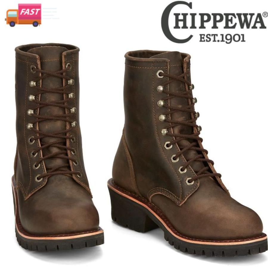 CHIPPEWA（チペワ） NC2090 CLASSIC 2.0 8インチ ロガーブーツ 本革