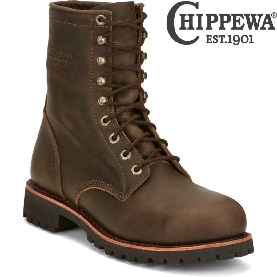 CHIPPEWA チペワ ワークブーツ 本革 8 STEEL TOE LACE UP NC2086 nc2086KMBOOTH 通販