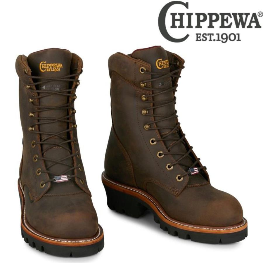CHIPPEWA SL5405 SUPER LOGGER 防水 断熱 スチールトゥ 安全靴 ロガーブーツ | CHIPPEWA