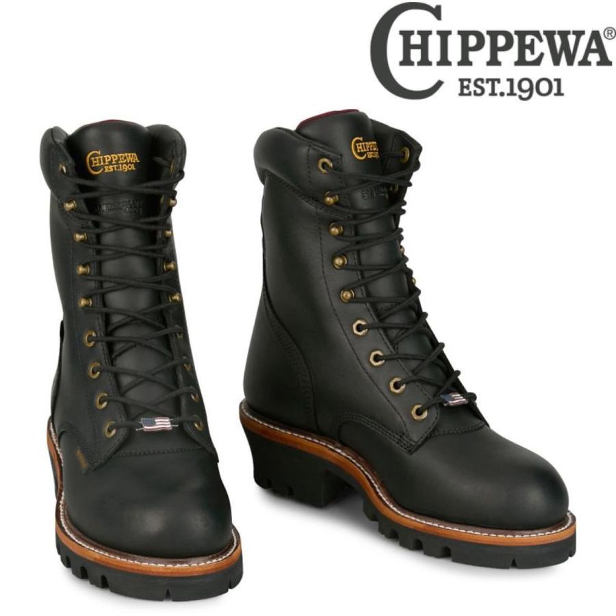 チペワ CHIPPEWA SL5410 スーパーロガー 9 防水 Insulated スチールトゥ | CHIPPEWA