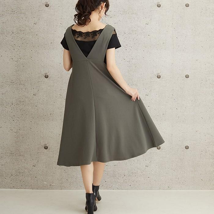 ワンピース レディース ジャンパースカート ロング ノースリーブ 袖なし カジュアル フレア ミモレ丈 マタニティ Vネック きれいめ 代 30代 40代 春夏 春 夏 Tr016 ファッション通販サイト Kmc 通販 Yahoo ショッピング