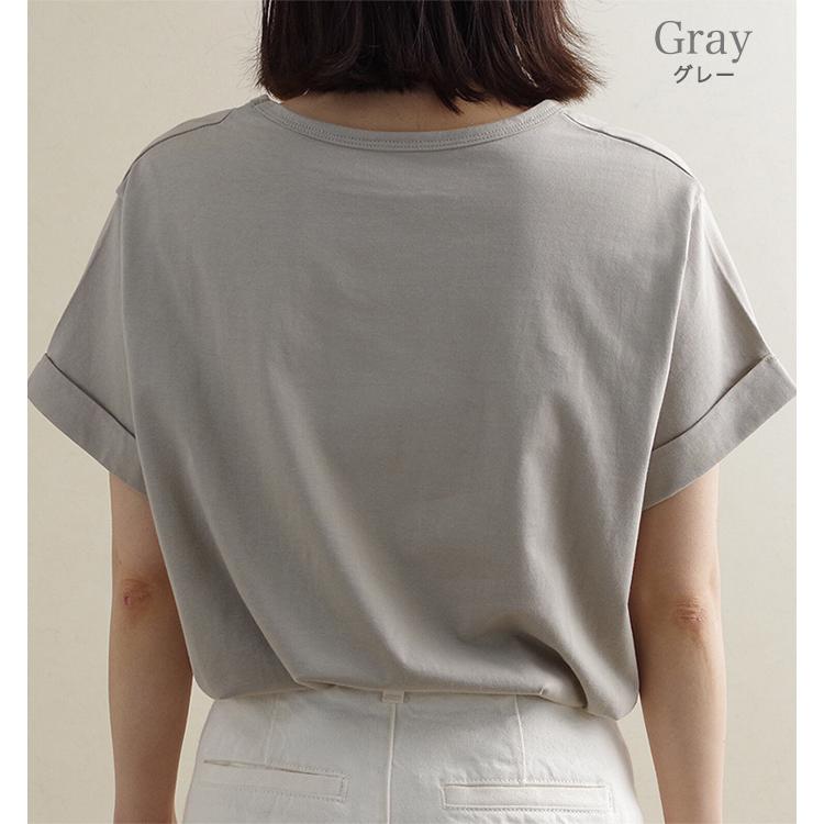 tシャツ レディース 半袖 トップス チュニック丈 カットソー
