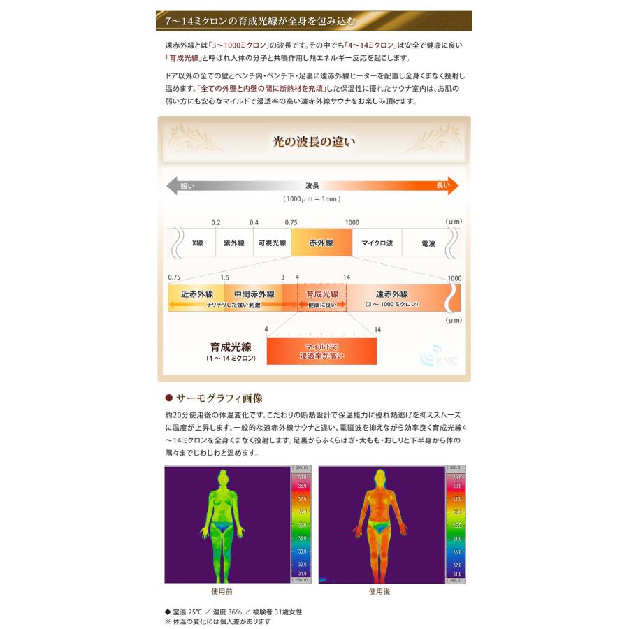 安心の日本製・電磁波カット特許ヒーター NATURAL SPA 遠赤外線