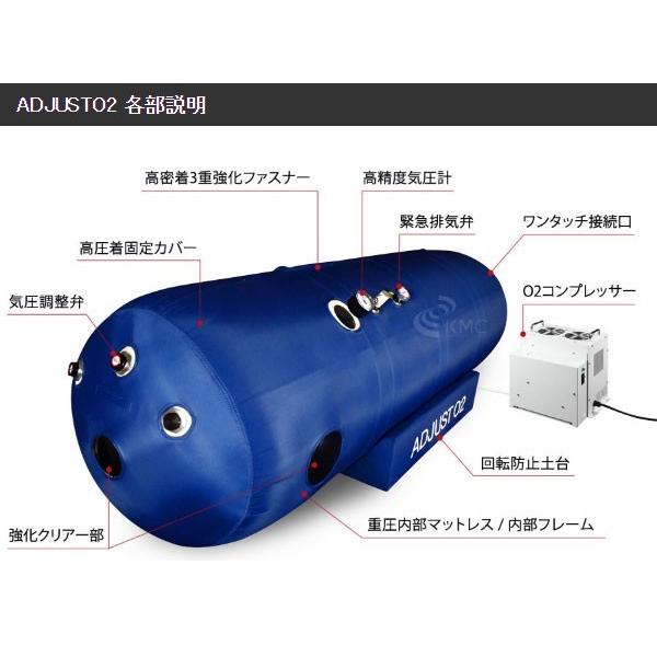家庭用〜業務対応 酸素カプセル ADJUSTO2 アジャストO2 1.35気圧 家庭用〜業務対応 酸素カプセル ADJUSTO2 アジャストO2 1.35気圧