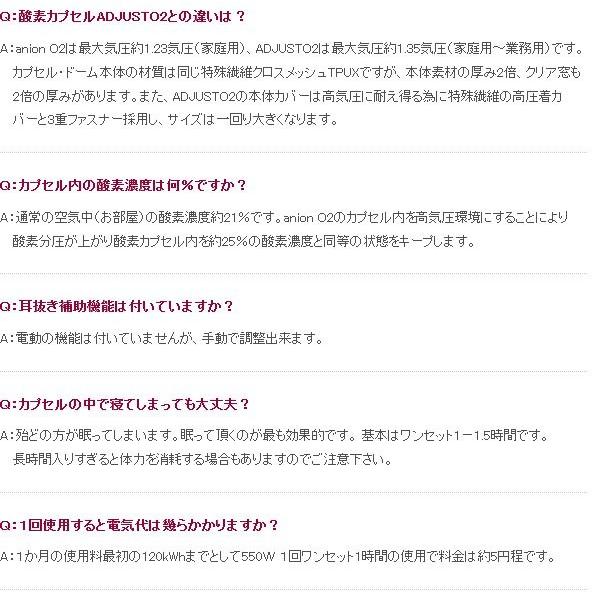 家庭用 酸素カプセル ANION O2 アニオンO2 マイナスイオン機能付き ブラウン＆アイボリー 1.23気圧 ソフトタイプ 酸素発生器接続可能の画像