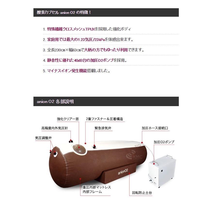 家庭用 酸素カプセル ANION O2 アニオンO2 マイナスイオン機能 家庭用 酸素カプセル ANION O2 アニオンO2 マイナスイオン機能