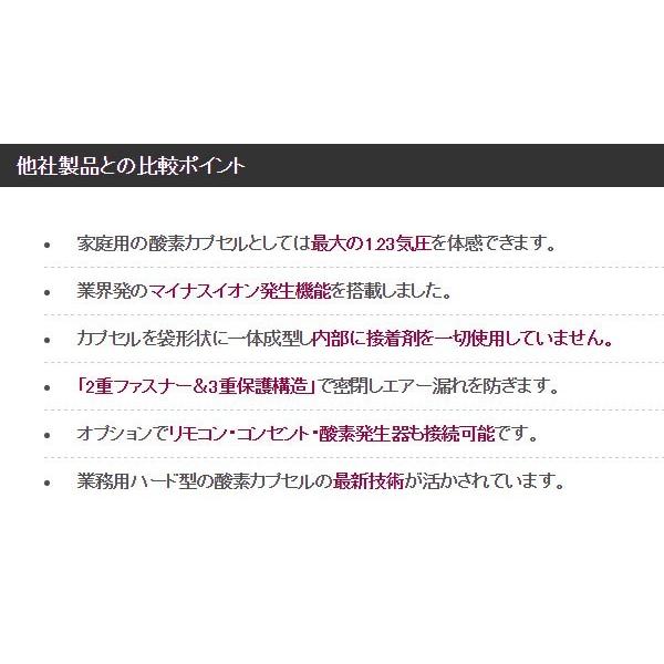 家庭用 酸素カプセル ANION O2 アニオンO2 マイナスイオン機能付き ブラウン＆ブルー 1.23気圧 ソフトタイプ 酸素発生器接続可能｜kmc2525store｜13