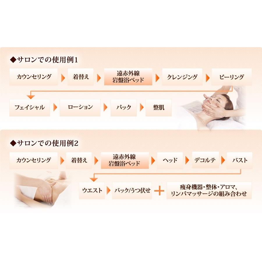 NATURAL SPA 遠赤外線 岩盤浴ベッド100V ご家庭〜業務用対応の画像
