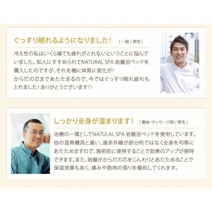 NATURAL SPA 遠赤外線 岩盤浴ベッド100V ご家庭〜業務用対応の画像