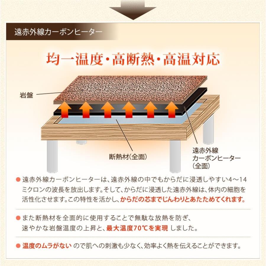 NATURAL SPA 遠赤外線 岩盤浴ベッド100V ご家庭〜業務用対応の画像