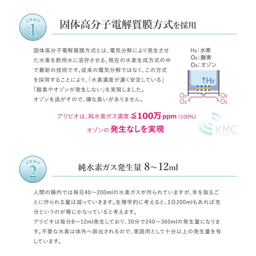小型純水素ガス吸入器 Halivio アリビオ【水素吸入】【純水素】【新