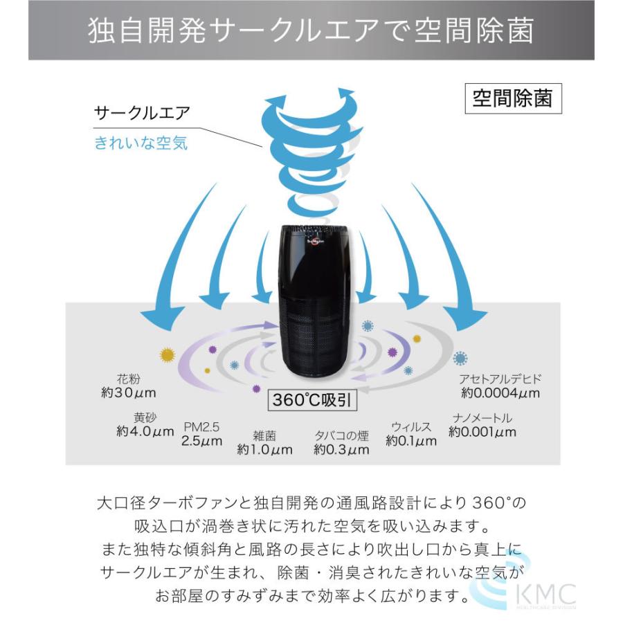 光触媒空気清浄機 バイオミクロンサークルPRO BM-S711A【空気