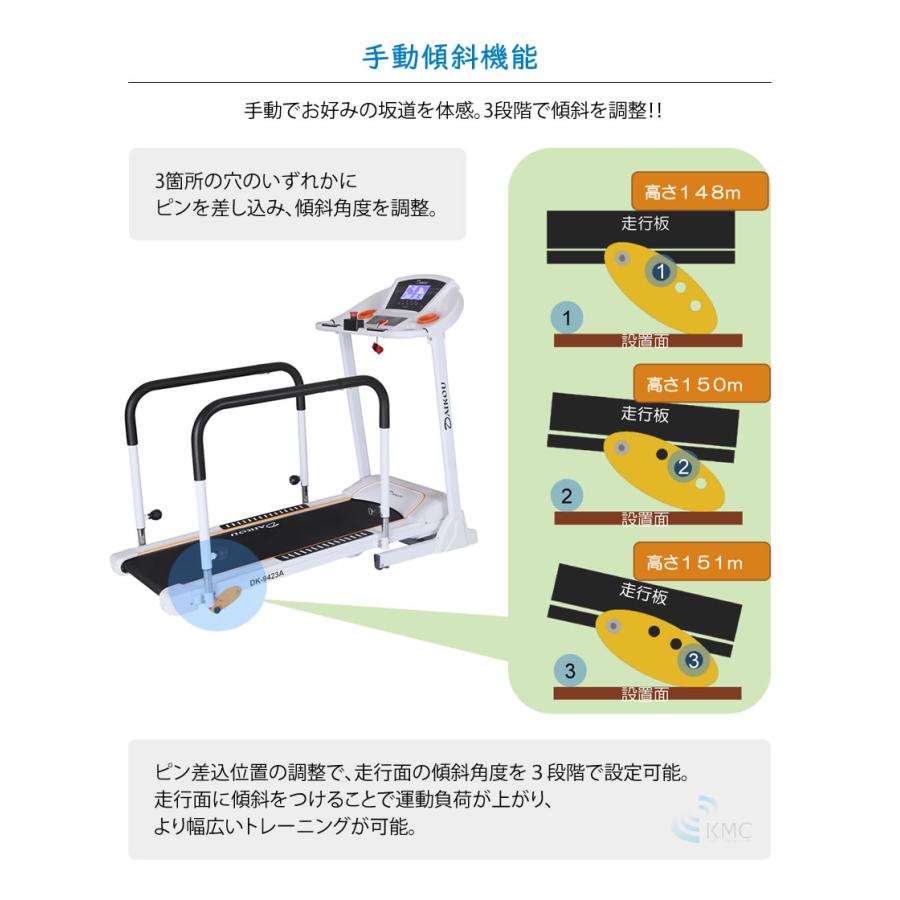 ≪ダイコウ DK-9423A≫家庭用低速電動ウォーカー/トレッドミル/ルームランナー 【送料無料】の画像