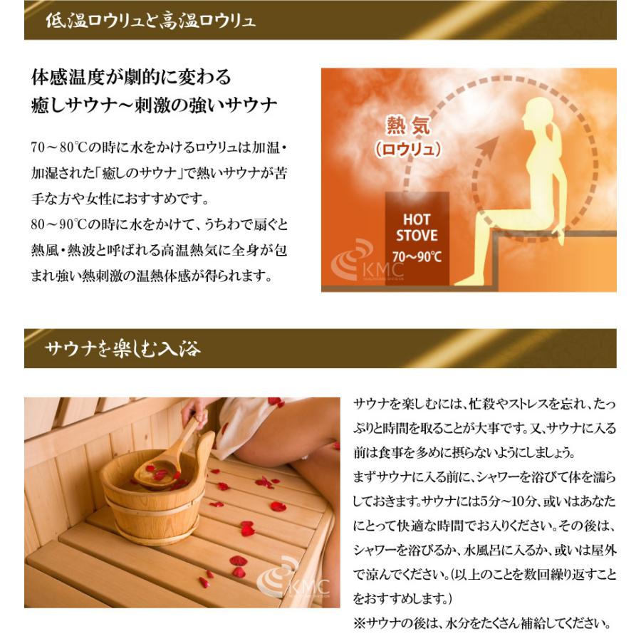 中〜高温・ロウリュ＆ドライ 2WAYサウナ 『NATURAL SPA Loyly＆Dry 3人用』お好み湿度調整可の画像