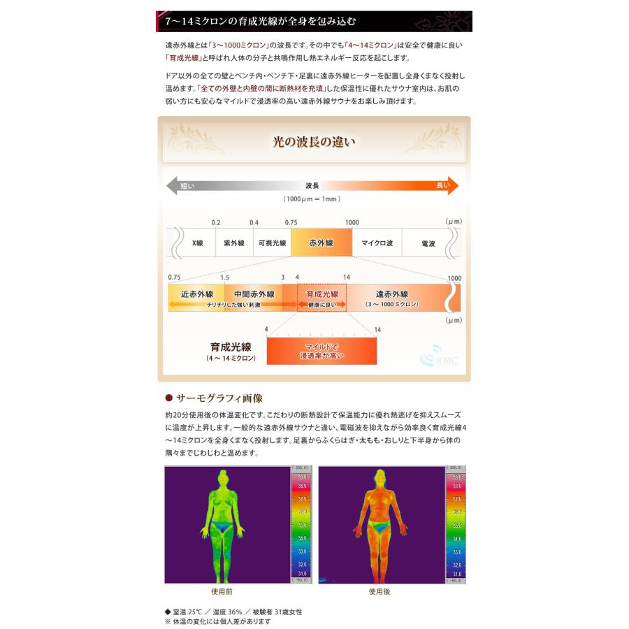 安心の日本製・電磁波カット特許ヒーター NATURAL SPA 遠赤外線