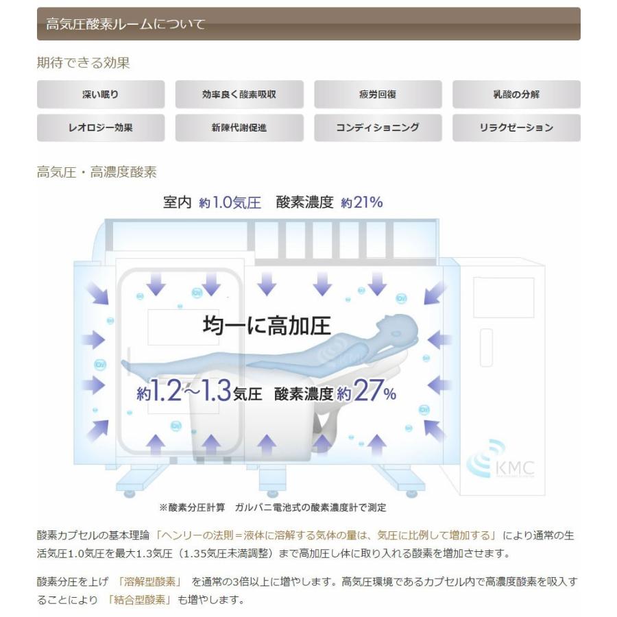 ルーム型 酸素カプセル OXYROOM（オキシルーム）1‐2人用ハード・業務ユース対応モデル 酸素ルームの画像