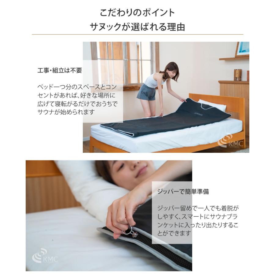 SANUKKU サヌック サウナブランケット【遠赤外線サウナ