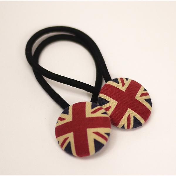 ヘアゴム2個セット タータンチェック＆ユニオンジャック a6Kitchen&Mini Farm 通販 Yahoo!ショッピング