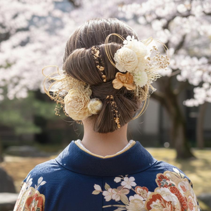 髪飾り 成人式 卒業式 結婚式 前撮り七五三 振袖 ウェディング袴
