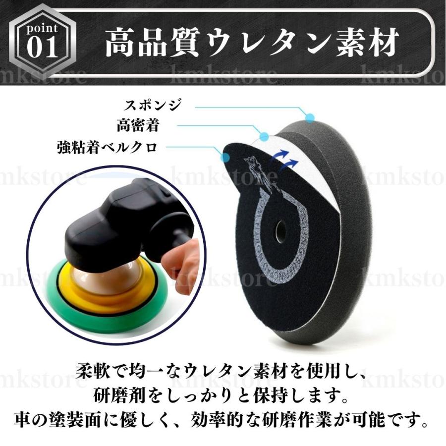 バフ ウレタン 仕上げ 研磨 125mm 外径150mm 初期研磨 中間研磨