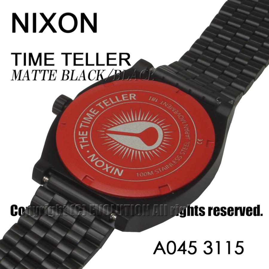 [ニクソン] NIXON 腕時計 TIME TELLER: MATTE BLACK/BLACK A045-3115-00 メンズ [並行輸入品]
