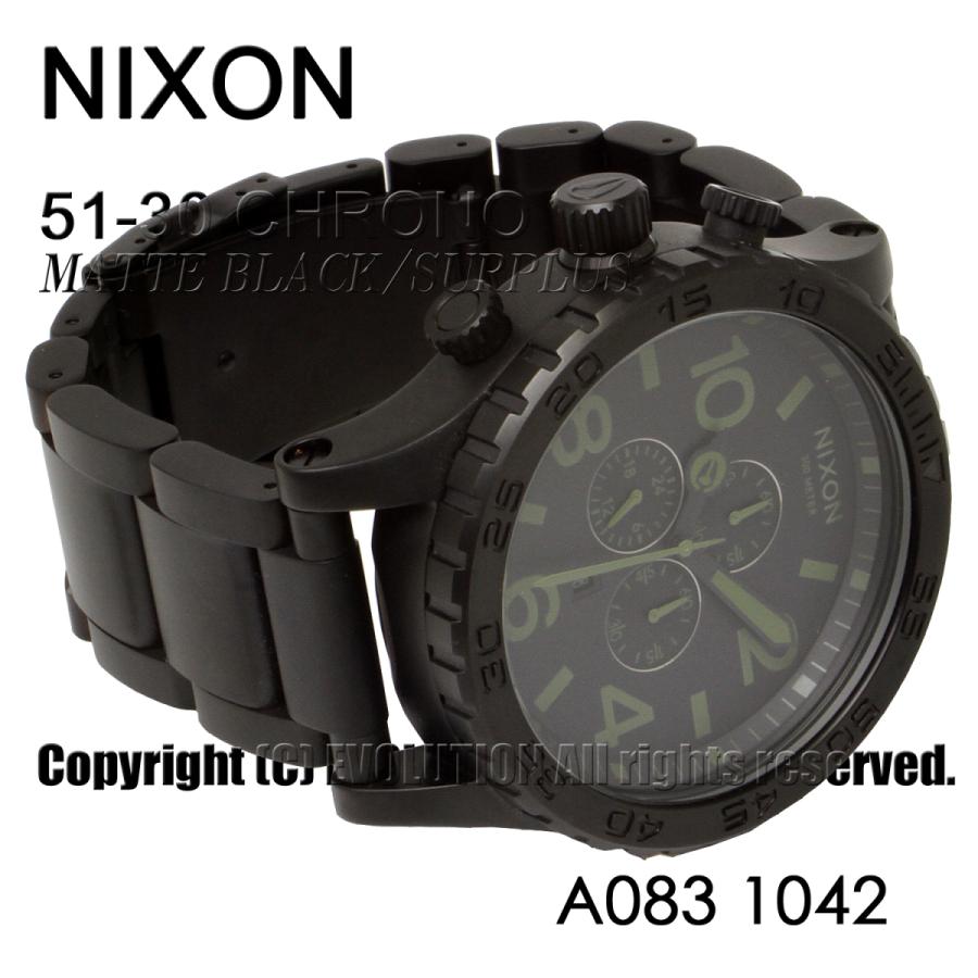 ニクソン] NIXON 腕時計 51-30 CHRONO: MATTE BLACK/SURPLUS A083-1042-00 メンズ [並行輸入品] : A0831042-51-30CHRONO-NIXON:エボリューションYahoo!店 - 通販 - Yahoo!ショッピング