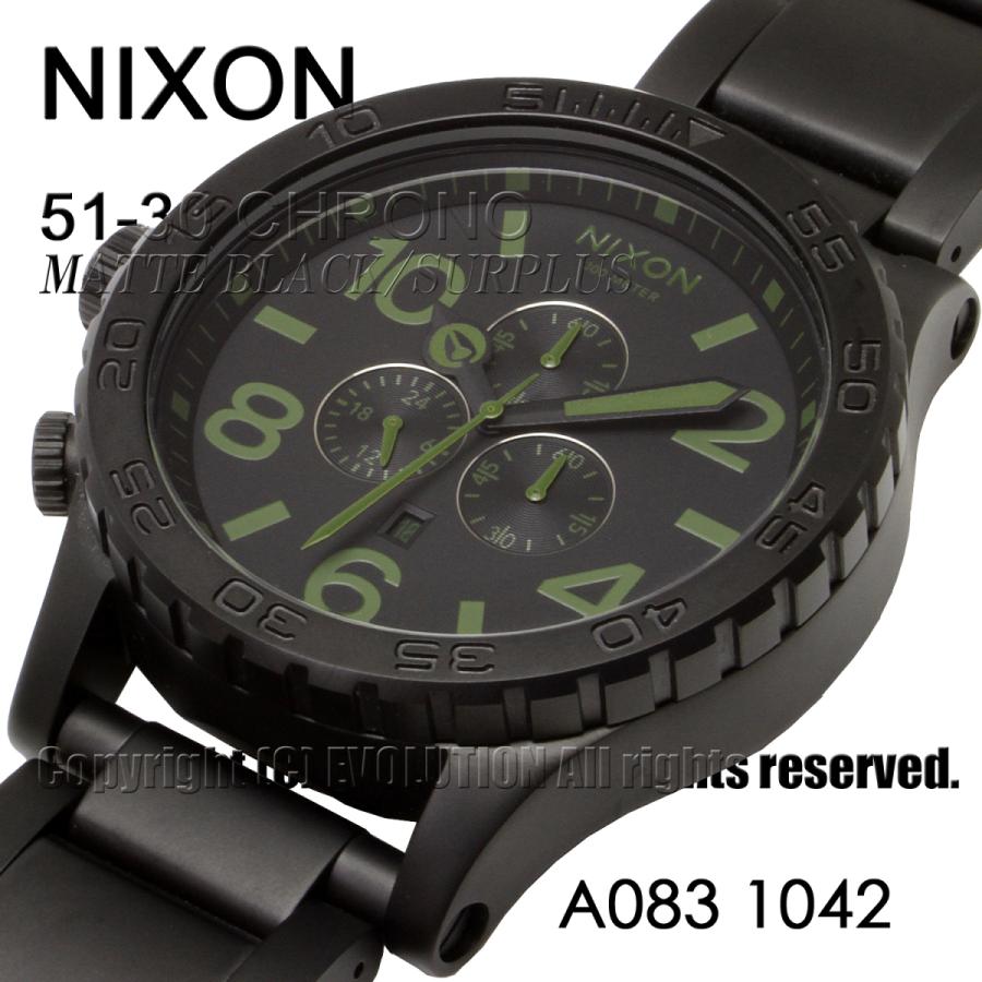 ニクソン] NIXON 腕時計 51-30 CHRONO: MATTE BLACK/SURPLUS A083-1042-00 メンズ [並行輸入品] : A0831042-51-30CHRONO-NIXON:エボリューションYahoo!店 - 通販 - Yahoo!ショッピング