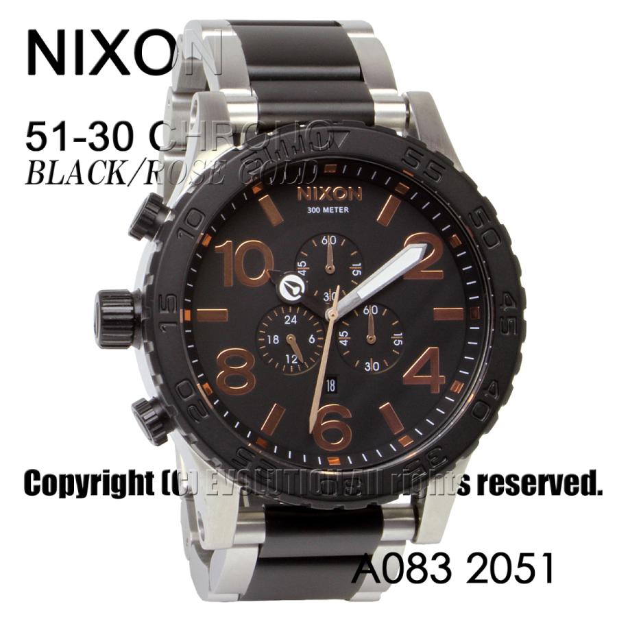 ニクソン NIXON A083-602 クロノグラフ ブラック