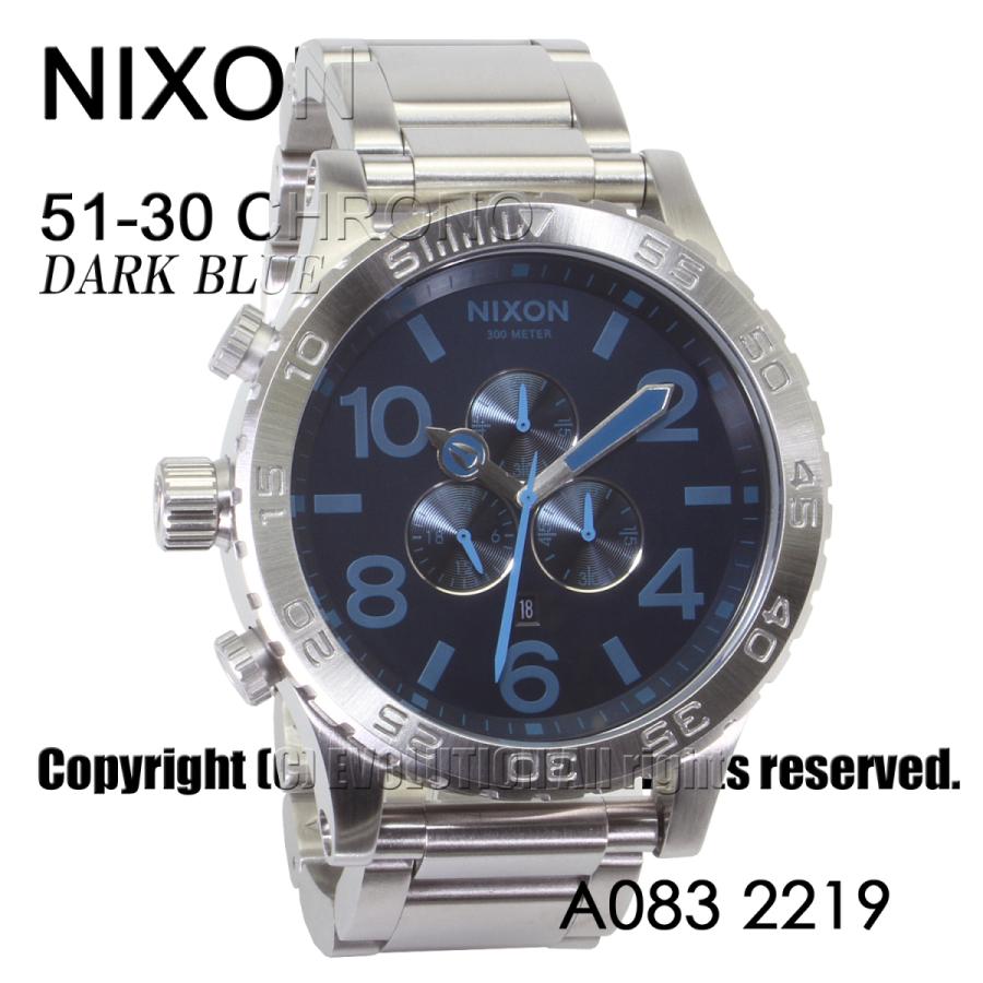 ニクソン] NIXON 腕時計 51-30 CHRONO: DARK BLUE A083-2219-00 メンズ 