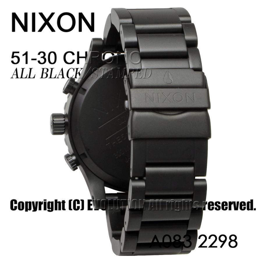 [ニクソン] NIXON 腕時計 51-30 CHRONO: ALL BLACK/STAMPED A083-2298-00 メンズ [並行輸入品]｜kmr｜02